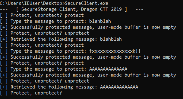 SecureClient execute